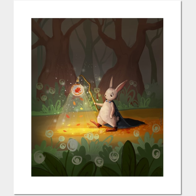 Hare wizard Wall Art by Zboeva